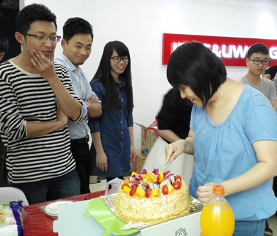 優(yōu)網(wǎng)科技員工4、5月生日活動(dòng)剪影